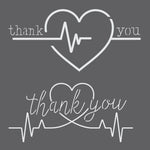 Thank You Medical Professionals 2 Piece Stencil Set