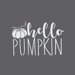 Hello Pumpkin Craft Stencil