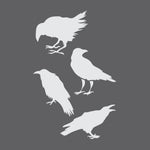Halloween Raven Craft Stencil