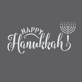 Happy Hanukkah Stencil