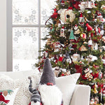 Snowflake Garland Window Stencil