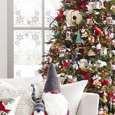Snowflake Garland Window Stencil