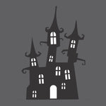 Haunted House Halloween Wall Stencil