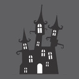 Haunted House Halloween Wall Stencil