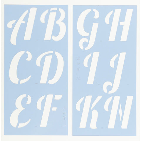 Lobster Letter Stencil Set