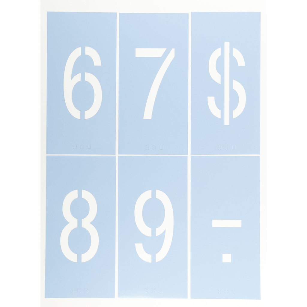 thumbnail image 2 of Large 18 Inch Number Stencil Set – 0-9, Reusable DIY Craft Stencils 2 of 5