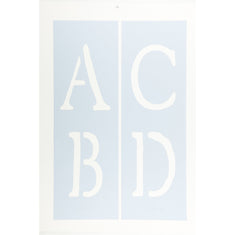 Old English Lowercase Alphabet Stencils