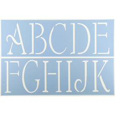 Old English Lowercase Alphabet Stencils