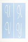 Script Letter Stencil Set