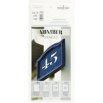Times New Roman Number Stencil Set