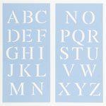 Times New Roman Letter & Number Stencil Set