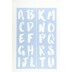 Dahling Letter Stencil Set A-U