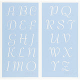 Petticoat Letter & Number Stencil Set