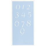 Petticoat Letter & Number Stencil Set