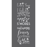 Fall Feelings Craft Stencil