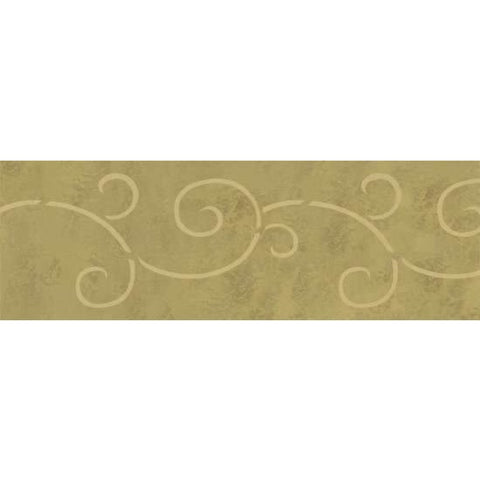 Spiral Scroll Border Stencil