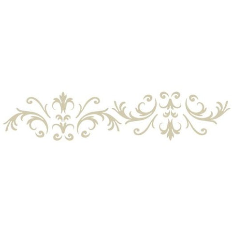 Victorian Baroque Border Stencil