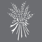 Wheat Bouquet Wall Stencil