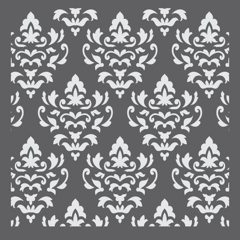Palermo Damask Mixed Media Stencil
