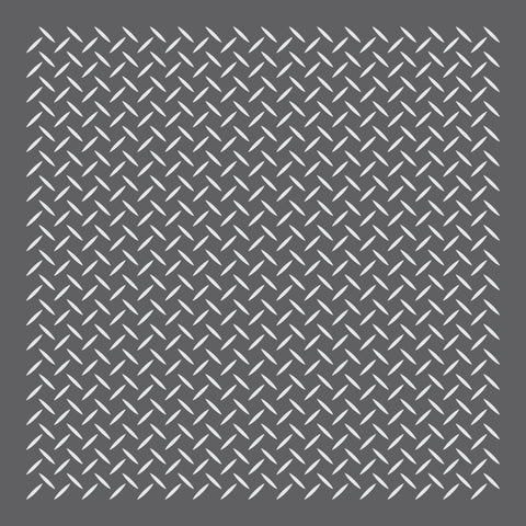 Diamond Plate Mini Craft Stencil