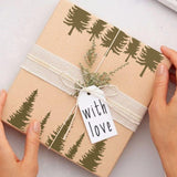 Pine Trees Mini Craft Stencil Gift Wrapped