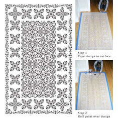 Large Professional Persian Carpet Stencil