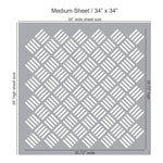 Linje Wall Stencil Medium Sheet