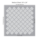 Linje Wall Stencil Medium Sheet
