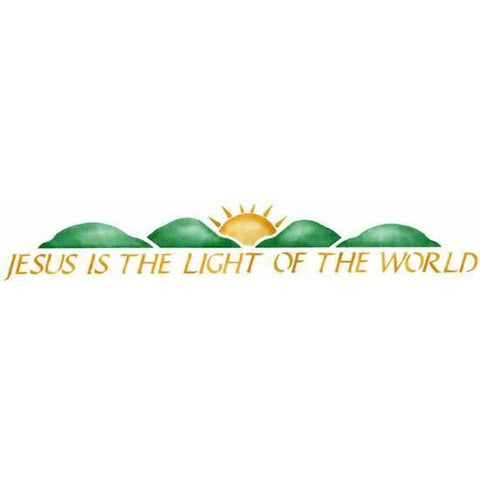 Jesus is the Light of the World Stencil