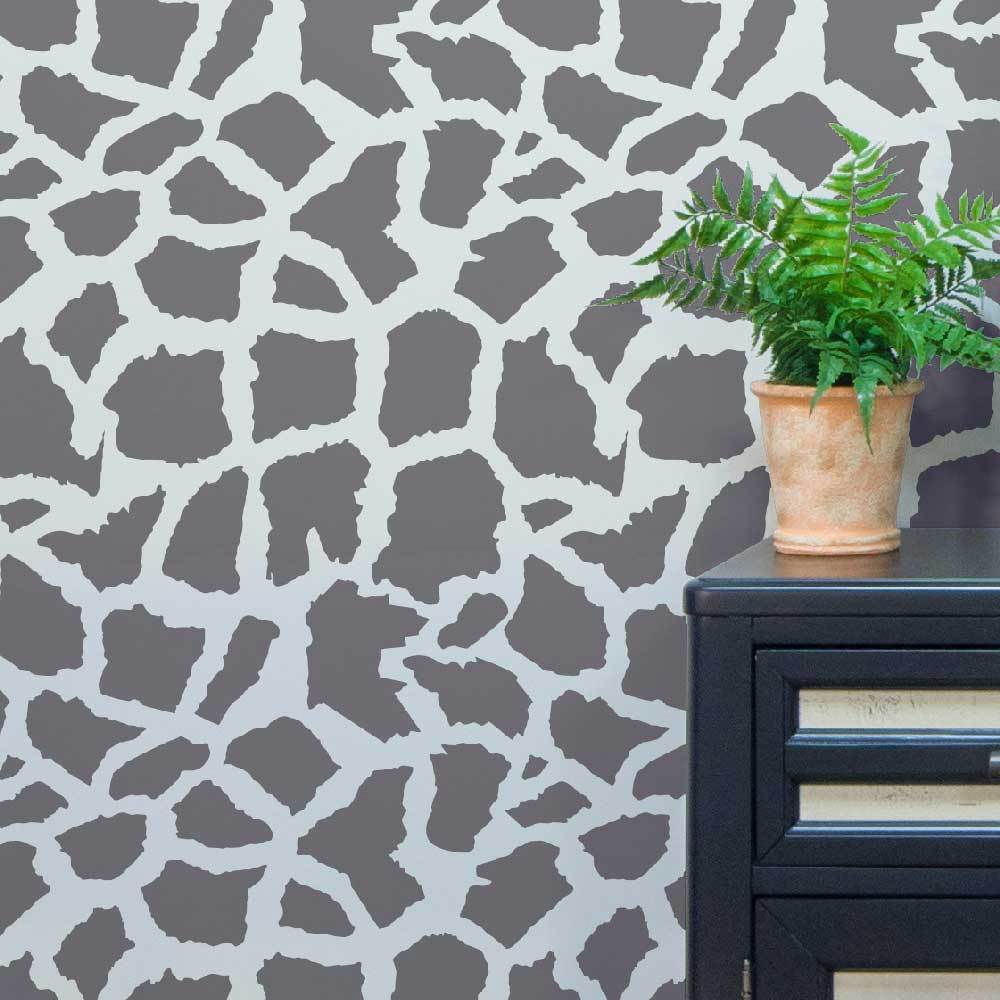 Mini Schilderen op Nummer met Frame - Giraffe Abstracte Pop-Art