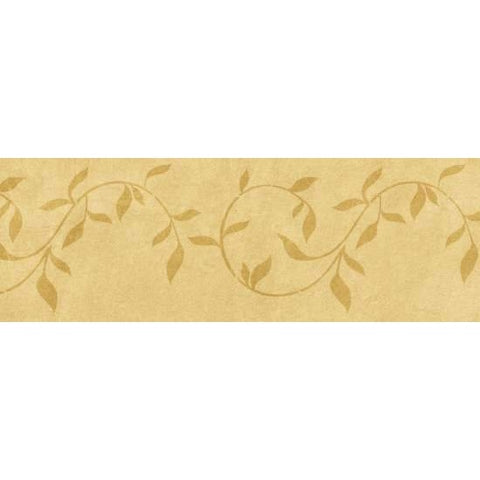 Leaf Scroll Border Stencil