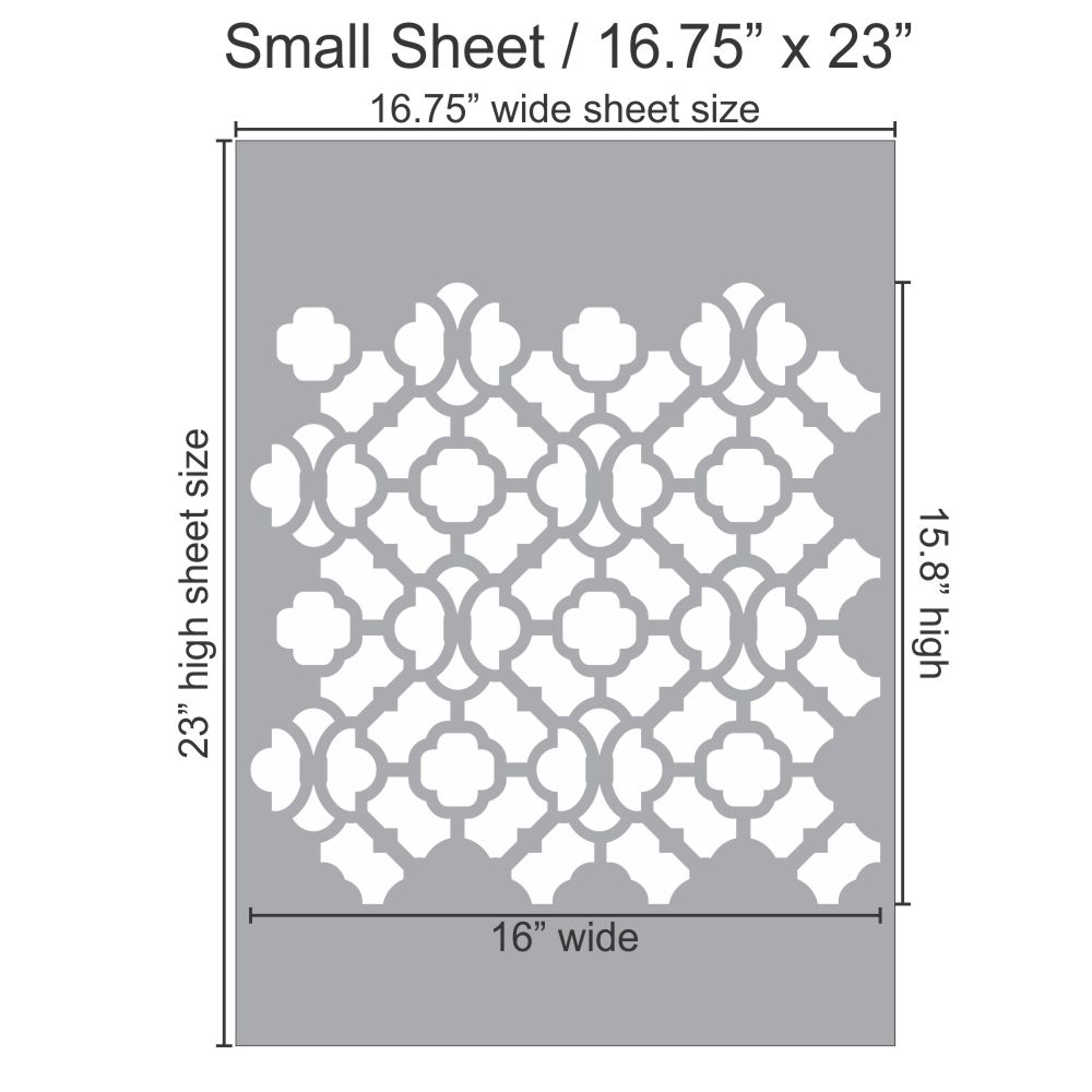 Moroccan Allover Painting Stencils | Oak Lane Studio moroccan-allover-painting-stencils-oak-lane-studio