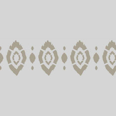 Acacia Ikat Border Stencil