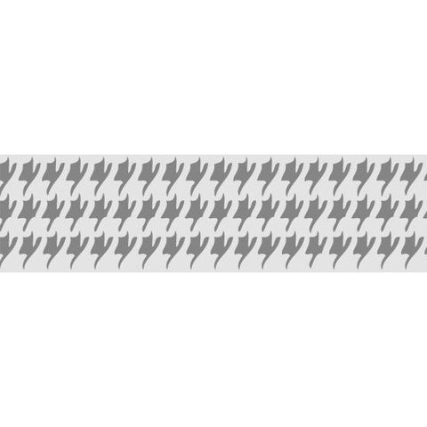 Houndstooth Border Stencil