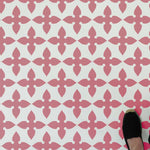 Toulouse Wall Painting Stencil Office on Tile Stencils