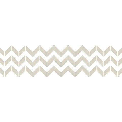 Chevron Border Stencil