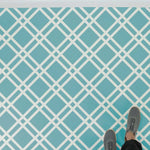 Cornelius Wall Painting Stencil on Floor Stencils