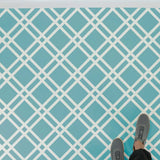 Cornelius Wall Painting Stencil on Floor Stencils