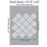 Linje Wall Stencil Small SHeet
