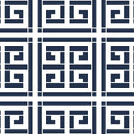 Crete Greek Key Wall Painting Stencil