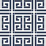 Crete Greek Key Wall Painting Stencil