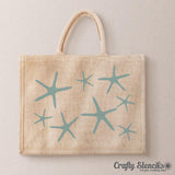 Starfish Craft Stencil On Bag