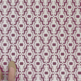 Larache Wall Stencil shown as tile stencils