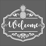 Welcome Pineapple Stencil