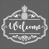 Welcome Pineapple Stencil
