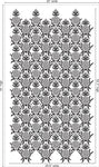 Antique Pineapple Stencil, Size Large
