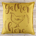 Gather Here Farmhouse Wall Stencil