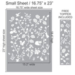 Scenic Woodland Stencil