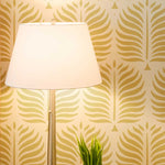 Palm Fronds Stencil On Wall