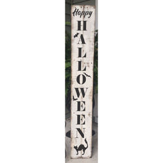 Happy Halloween Vertical Porch Stencil. Purchase your stencil today!